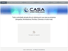 Tablet Screenshot of casacontrolada.com.br